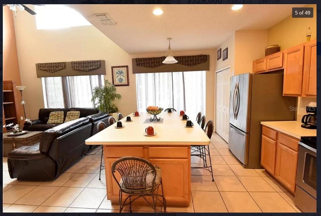 7 Bedroom, 6 Bath And Pool Near Disney In Emerald Island 4 King Master Suites Kissimmee Eksteriør bilde
