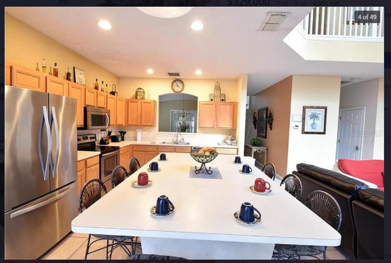 7 Bedroom, 6 Bath And Pool Near Disney In Emerald Island 4 King Master Suites Kissimmee Eksteriør bilde