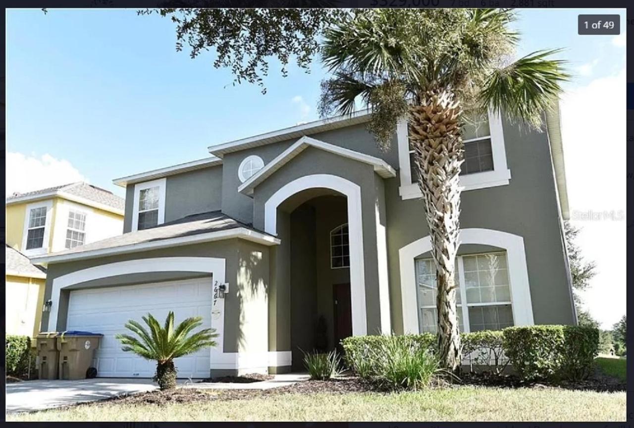 7 Bedroom, 6 Bath And Pool Near Disney In Emerald Island 4 King Master Suites Kissimmee Eksteriør bilde
